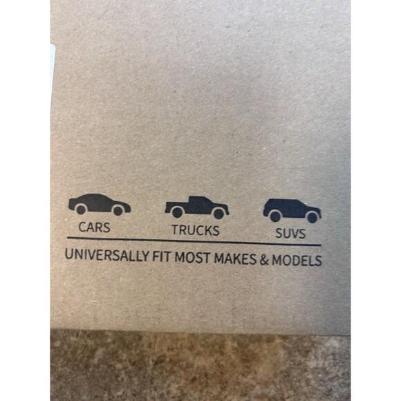 Car Pass Steering Wheel Cover Black Blue Universal Fit Brand New - Picture 3 of 4